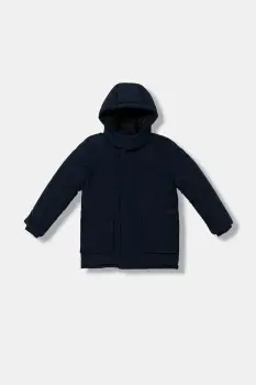 BOSS geaca copii culoarea bleumarin, J52388 imagine