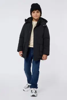 BOSS geaca copii culoarea negru, J52388 imagine