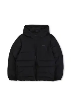 BOSS geaca copii culoarea negru, J52396 imagine