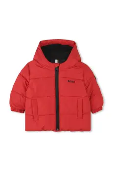 BOSS geaca copii culoarea rosu, J51258 imagine