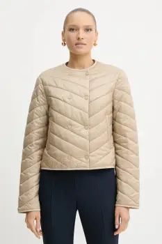 BOSS geaca culoarea bej, de tranzitie, 50543249 imagine