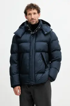 BOSS geaca culoarea bleumarin, de iarna, oversize, 50551599 imagine