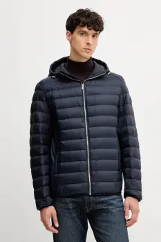 BOSS geaca de puf culoarea bleumarin, de tranzitie, 50540450 imagine