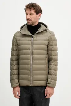 BOSS geaca de puf culoarea bleumarin, de tranzitie, 50540450 imagine