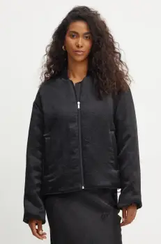 BOSS geaca femei, culoarea negru, de tranzitie, oversize, 50524028 imagine