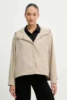 BOSS geaca Pasiri culoarea verde, de tranzitie, oversize, 50543245 imagine