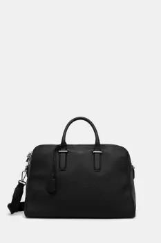 BOSS geanta de piele culoarea negru, 50548231 imagine