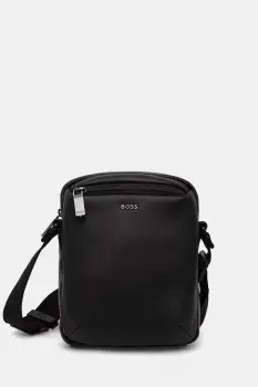 BOSS geanta mica pentru barbati cu imitatie de piele Jace_NS Zip imagine