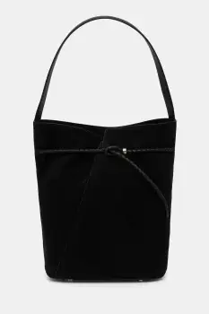BOSS geanta pentru femei din piele intoarsa BOSS REVERS BUCKET S imagine