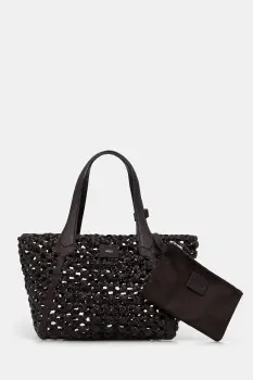 BOSS geanta shopper de dama din piele Lenah Tote W imagine