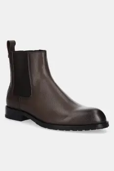 BOSS ghete chelsea de piele Tayil-L culoarea maro, 50552541 imagine