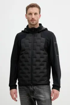 BOSS Green geaca de puf culoarea negru, de tranzitie, 50541045 imagine