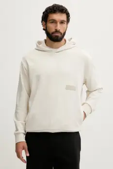 BOSS Green hanorac cu gluga pentru barbati cu bumbac SW_Hoodie imagine