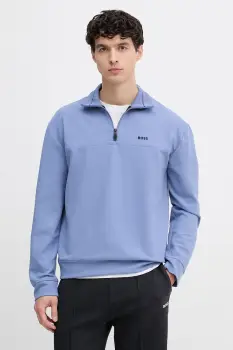 BOSS Green hanorac pentru barbati, cu bumbac imagine