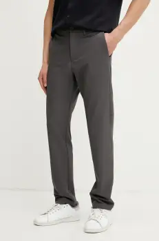 BOSS Green pantaloni barbati, culoarea gri, drept, 50534303 imagine