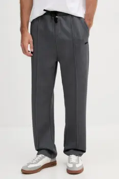 BOSS Green pantaloni culoarea gri, cu imprimeu, 50543145 imagine