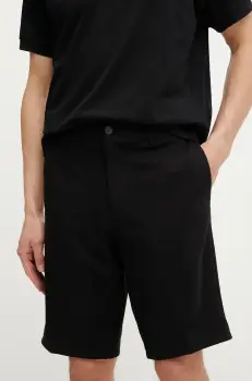 BOSS Green pantaloni scurti barbati, culoarea negru, 50511436 imagine
