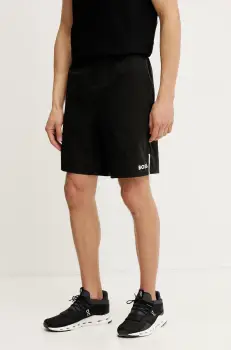 BOSS Green pantaloni scurti barbati, culoarea negru, 50534216 imagine