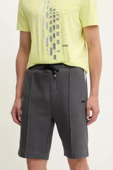 BOSS Green pantaloni scurti culoarea gri, 50543146 imagine