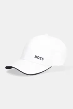 BOSS Green sapca de baseball din bumbac culoarea verde, cu imprimeu, 50519219 imagine