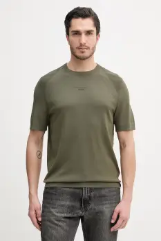 BOSS Green tricou cu maneca lunga BOSS X PORSCHE imagine