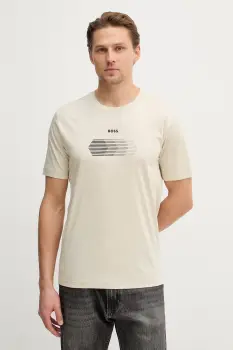 BOSS Green tricou din bumbac TS_Unity imagine