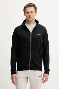 BOSS hanorac cu fermoar barbatesc din bumbac Authentic Jacket Z imagine