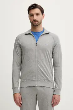 BOSS hanorac cu fermoar barbatesc din bumbac cu elastan Mix&Match Jacket Z imagine