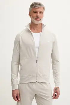 BOSS hanorac cu fermoar barbatesc din bumbac cu elastan Mix&Match Jacket Z imagine