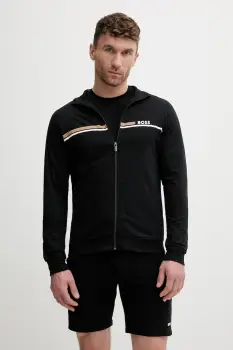 BOSS hanorac cu fermoar pentru barbati din bumbac Authentic Jacket Z imagine