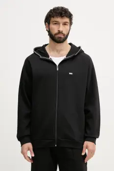 BOSS hanorac cu fermoar si gluga barbatesc Sense Hooded Jacket imagine