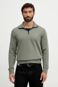 BOSS hanorac de bumbac BOSS CASUAL imagine