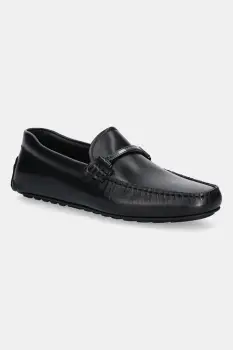 BOSS mocasini de piele Noel culoarea negru, 50548100 imagine
