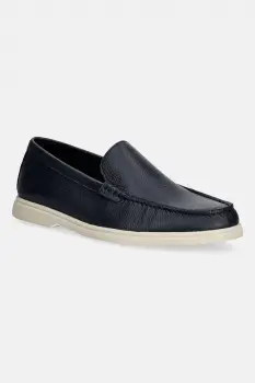 BOSS mocasini de piele Sienne imagine