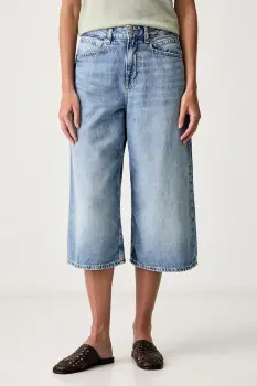 BOSS Orange blugi wide leg pentru femei C_EMMA C imagine