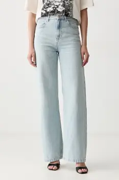 BOSS Orange blugi wide leg pentru femei C_MARLENE HR 12 imagine