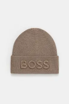 BOSS Orange caciula de lana culoarea negru, de lana, 50522449 imagine