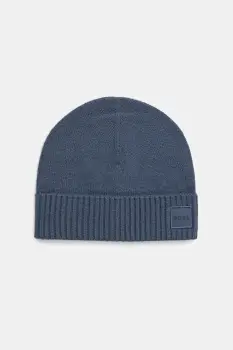 BOSS Orange caciula de lana de lana, din tesatura uni, 50522447 imagine