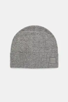 BOSS Orange caciula de lana de lana, din tesatura uni, 50522447 imagine