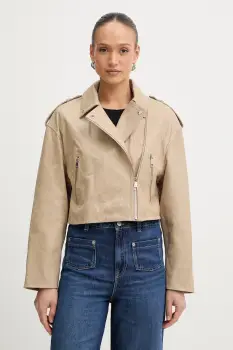 BOSS Orange geaca de piele C Salace imagine