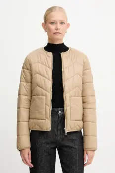 BOSS Orange geaca de puf culoarea bej, de tranzitie, 50542364 imagine