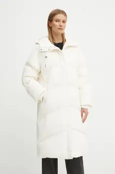 Boss Orange geaca femei, culoarea bej, de iarna, oversize, 50535645 imagine