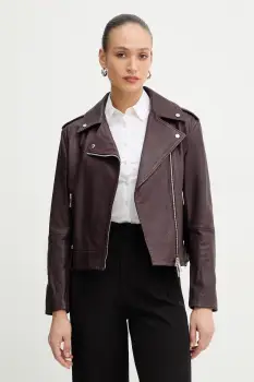 BOSS Orange geaca ramones de piele C Sandy imagine