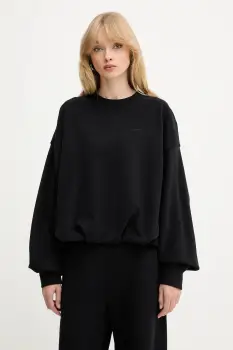 BOSS Orange hanorac de bumbac culoarea negru, uni, 50554908 imagine