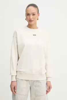 BOSS Orange hanorac oversized pentru femei din bumbac imagine