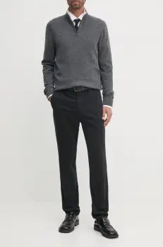 Boss Orange pantaloni barbati, culoarea maro, cu fason chinos, 50510917 imagine