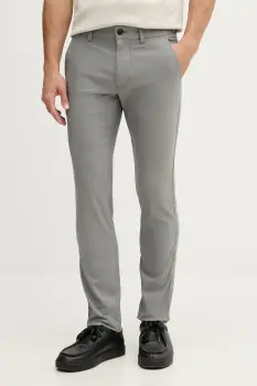 BOSS Orange pantaloni chinos pentru barbati cu bumbac Slim imagine