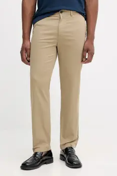 BOSS Orange pantaloni culoarea bleumarin, drept, 50534378 imagine