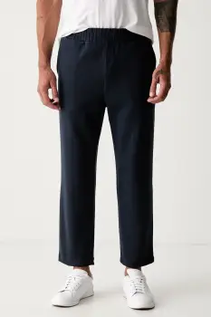 BOSS Orange pantaloni de trening pentru barbati cu bumbac Se_Bend imagine