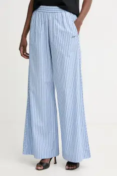 BOSS Orange pantaloni pentru femei, din bumbac C Tiplyn imagine